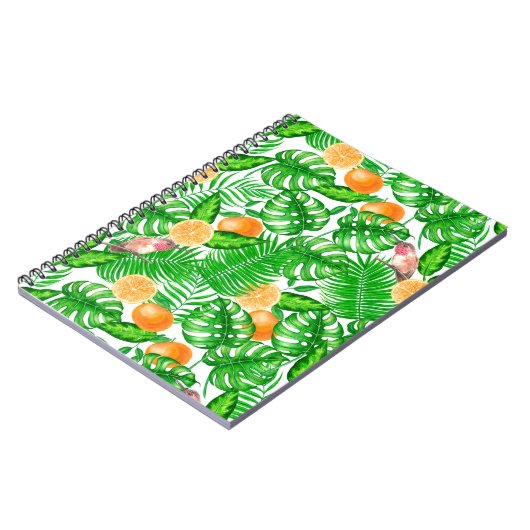 Tropenmuster, Kolibris II Notizblock (Linke Seite)