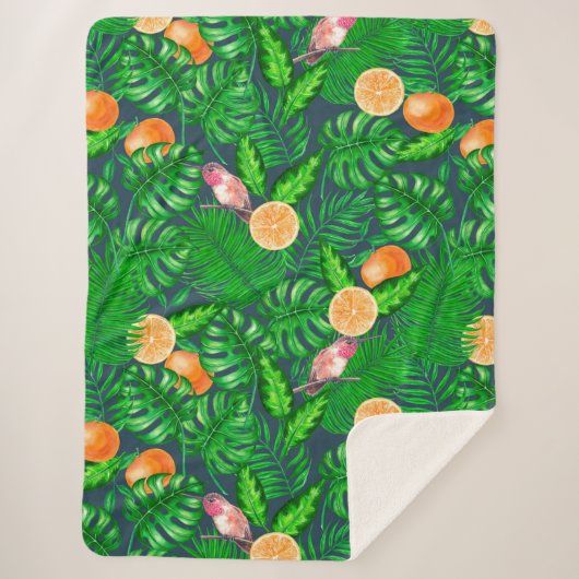 Tropenmuster, Kolibris Sherpadecke (Vorderseite)