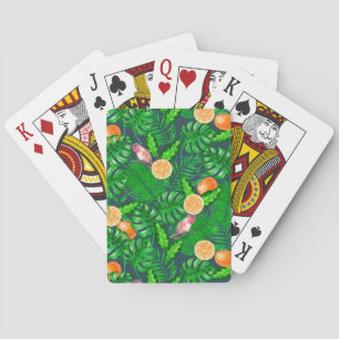 Tropenmuster, Kolibris Spielkarten