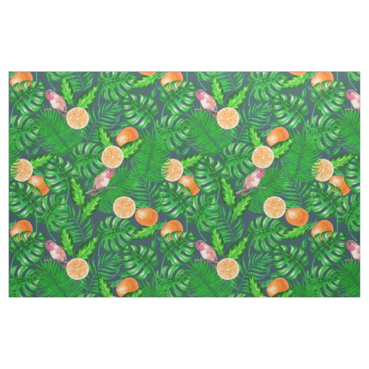 Tropenmuster, Kolibris Stoff (Fat Quarter (45,7 x 55,9 cm))