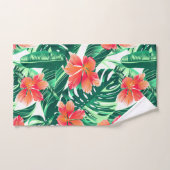 Tropenorangefarbener Hibiskus Handtuch (Handtuch)