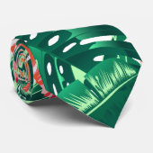 Tropenorangefarbener Hibiskus Krawatte (Gerollt)