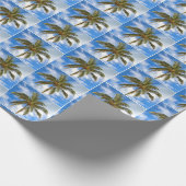 Tropenpalmen Geschenkpapier (Ecke)