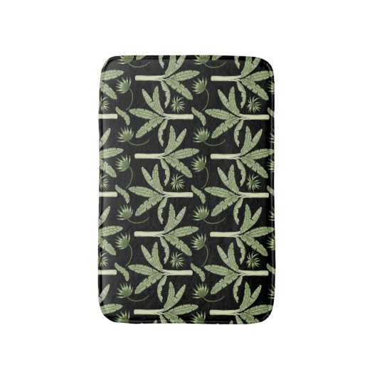 Tropenpalmen nahtlos badematte (Vorderseite Vertikal)