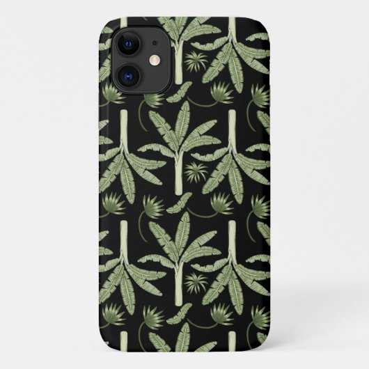Tropenpalmen nahtlos Case-Mate iPhone hülle (Rückseite)