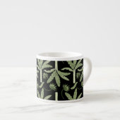 Tropenpalmen nahtlos espressotasse (Vorderseite Rechts)