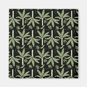 Tropenpalmen nahtlos magnet (Vorne)