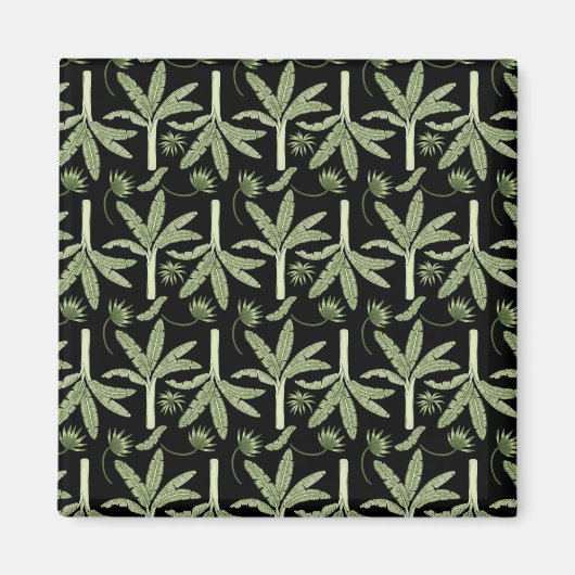 Tropenpalmen nahtlos magnet (Vorne)