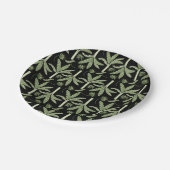 Tropenpalmen nahtlos pappteller (Schrägansicht)