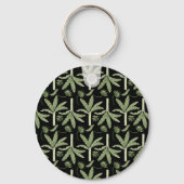 Tropenpalmen nahtlos schlüsselanhänger (Vorderseite)