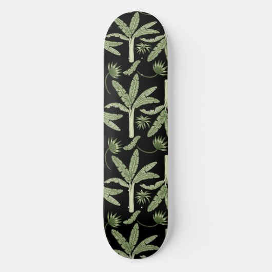 Tropenpalmen nahtlos skateboard (Vorderseite)