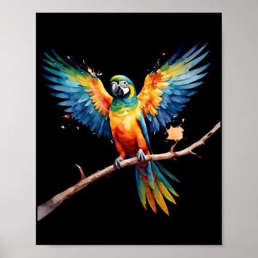 Tropenpapagei Poster (Vorne)
