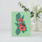 Tropenpapagei Postkarte (Stehend Vorderseite)