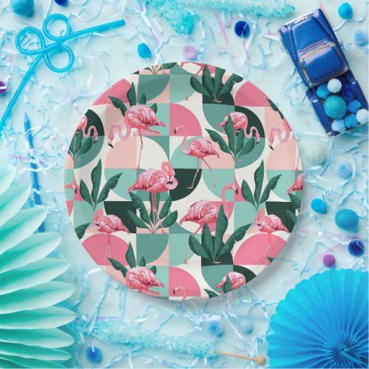 Tropenpapierplatte Pappteller (Party)