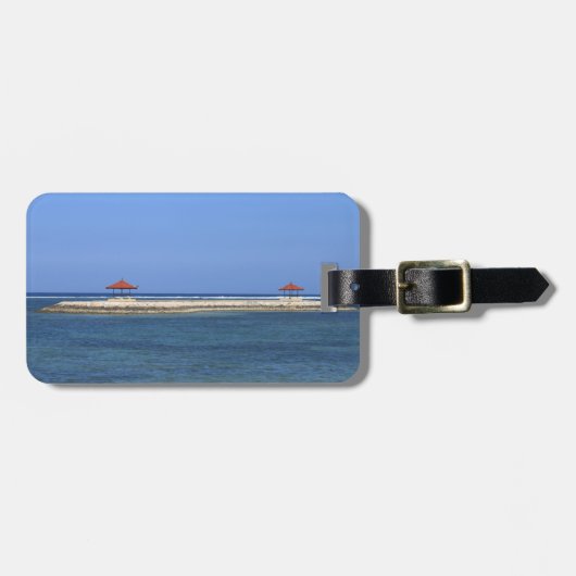Tropenparadies Gepäckanhänger (Vorderseite horizontal)