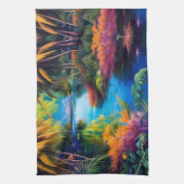 Tropenparadies II Geschirrtuch (Vertikal)