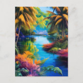 Tropenparadies II Postkarte (Vorderseite)