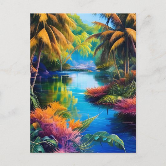 Tropenparadies II Postkarte (Vorderseite)
