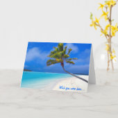 Tropenparadies Karte (Gelbe Blume)