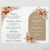 Tropenprogramm Boho arch terracotta burange orange (Vorderseite)