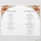 Tropenprogramm Boho arch terracotta burange orange (Rückseite)