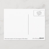 Tropenresort auf Bora Bora Postkarte (Rückseite)