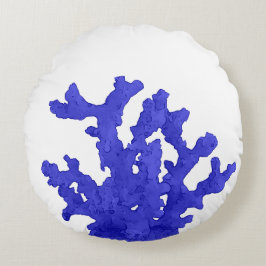 Tropenriff Rundes Kissen