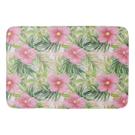 Tropenrosa Blume Badematte