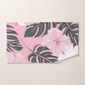 Tropenrosa Blume Badhandtuch Set (Handtuch)