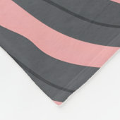 Tropenrosa Blume Fleecedecke (Ecke)