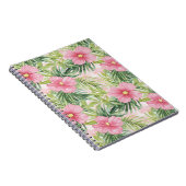 Tropenrosa Blume Notizblock (Rechte Seite)
