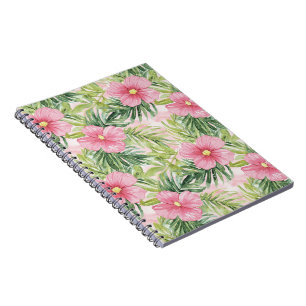 Tropenrosa Blume Notizblock
