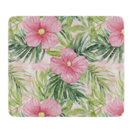 Tropenrosa Blume Schneidebrett