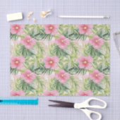 Tropenrosa Blume Seidenpapier (Handwerk)