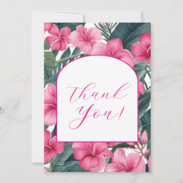Tropenrosa Dankeskarte