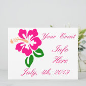 Tropenrosa Hibiskus Blume Thunder_Cove (Stehend Vorderseite)