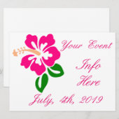 Tropenrosa Hibiskus Blume Thunder_Cove (Vorne/Hinten)