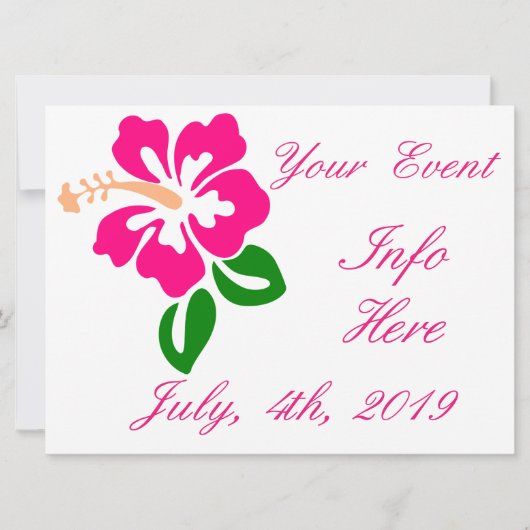 Tropenrosa Hibiskus Blume Thunder_Cove (Vorderseite)
