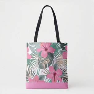 Tropenrosa Lush Hibiskus Tasche