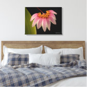 Tropenrosa Orchid Leinwanddruck (Insitu (Schlafzimmer))