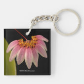 Tropenrosa Orchid Schlüsselanhänger (Rückseite)