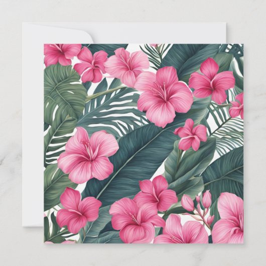 Tropenrosa Save The Date (Rückseite)