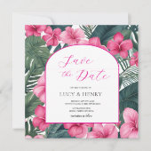Tropenrosa Save The Date (Vorderseite)