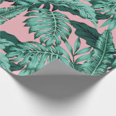 Tropenrosa Wrapping Paper Geschenkpapier (Ecke)
