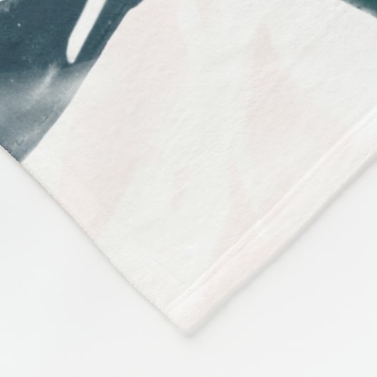 Tropenrot Fleecedecke (Ecke)