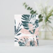 Tropenrot Postkarte (Stehend Vorderseite)