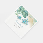 Tropenschildkröten Serviette (Ecke)