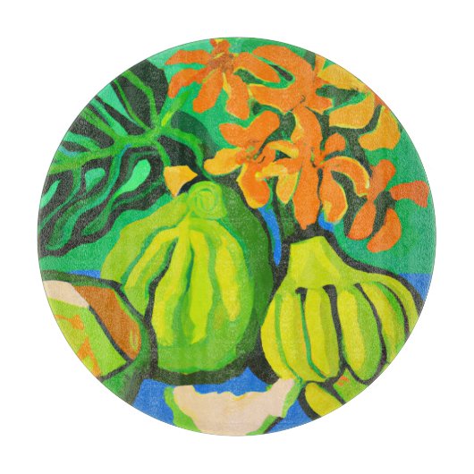 Tropenschleifkörper Schneidebrett (Vorderseite)