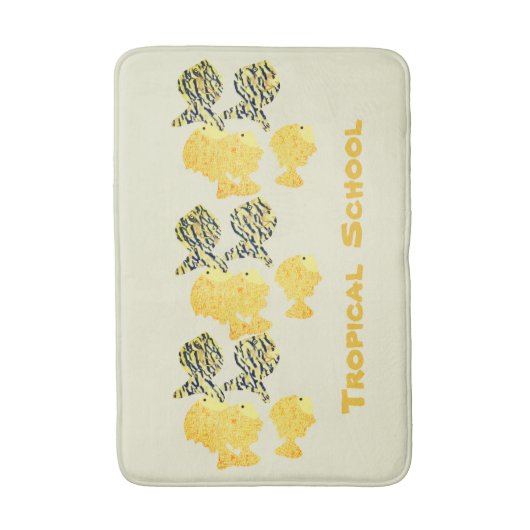Tropenschule Badematte (Vorderseite Vertikal)