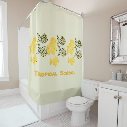 Tropenschule Duschvorhang (Beispiel)